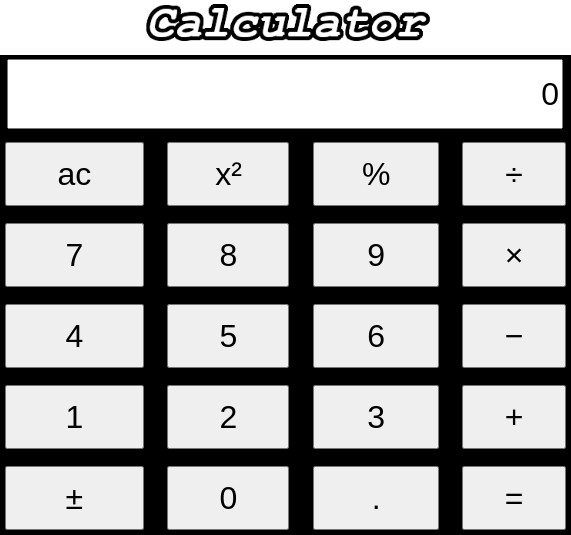 Calculator project